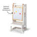 Adjustable Steps2 Learning™ tower - White