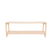 Aspire Single Shelf Bookshelf - Varnished