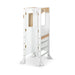 Bi-Fold Tower - White and Varnish