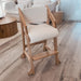 Dine and Grow™ - White and Varnish Dining Chair