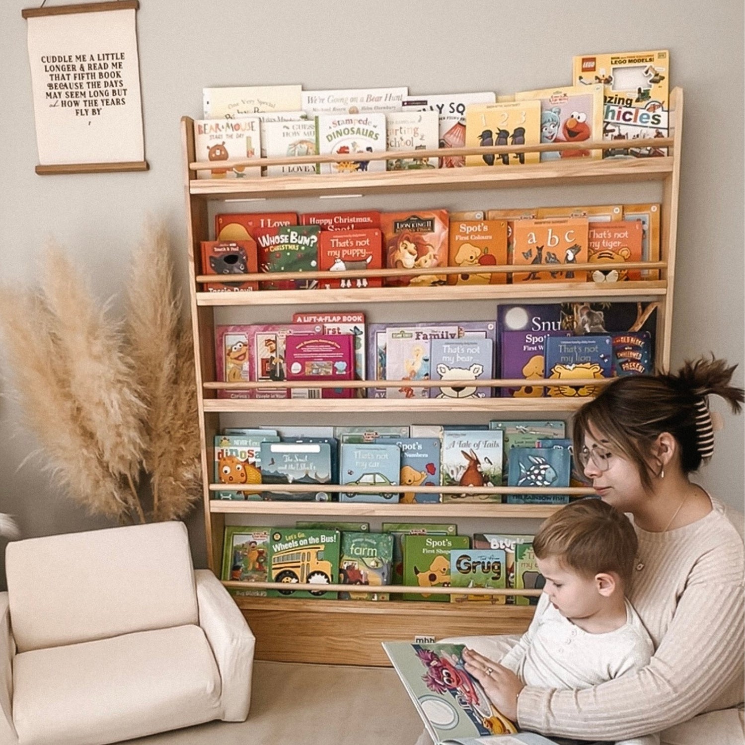 Little Readers Book Shelf - Varnished
