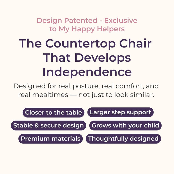 Countertop Dine and Grow™ - Black and Varnish